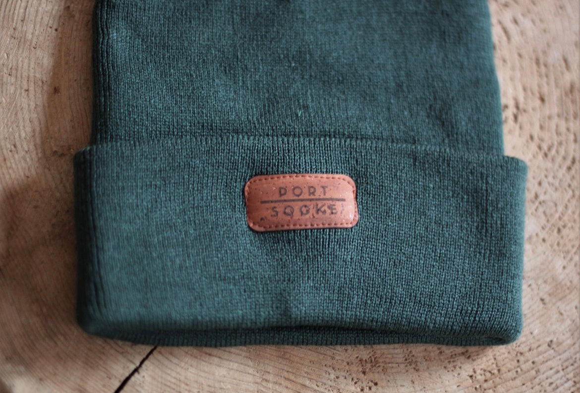 Emerald Green minimalist toque