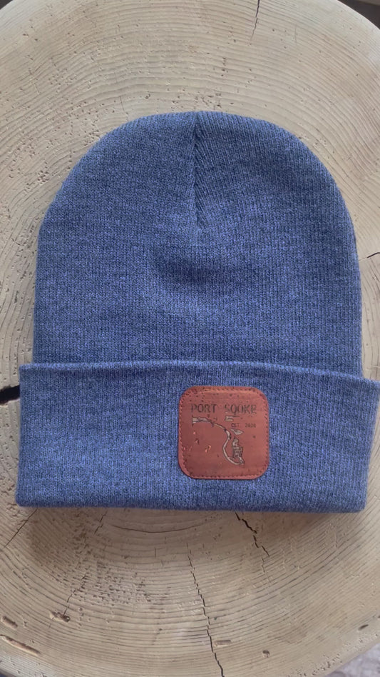 Heather navy Whiffin toque